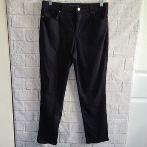 Bandolino Black Amy Plus Size Denim SZ 14